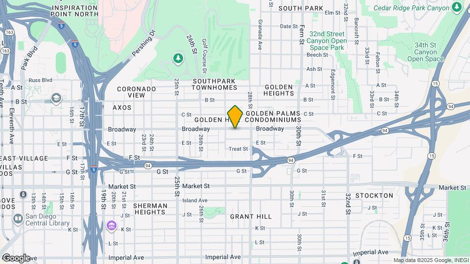 2735 Broadway Map and Location Details