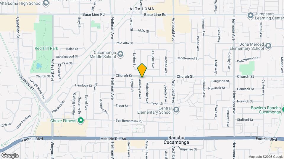 7715 Amethyst Ave Map and Location Details