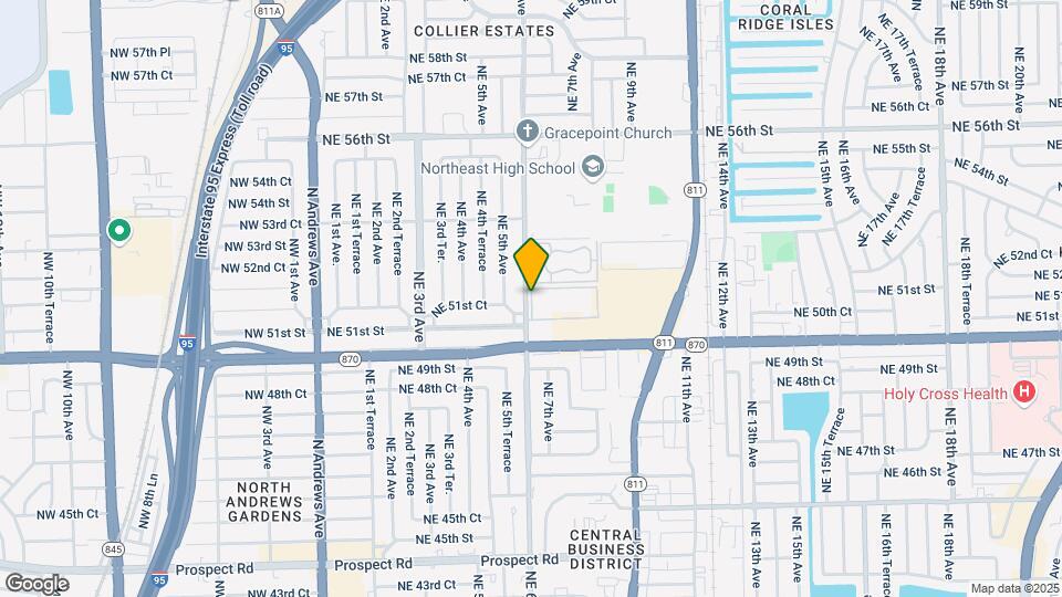 5174 NE 6th Ave, Unit 522 Map and Location Details