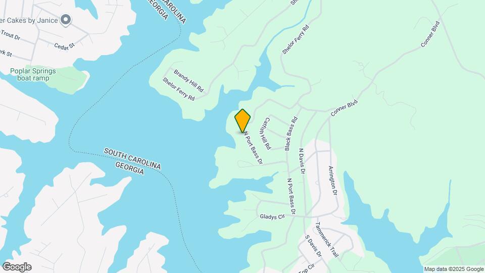 348 N Port Bass Dr Map and Location Details