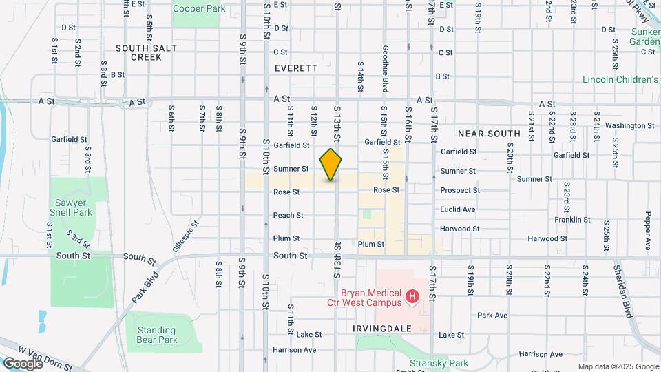 1230 Rose St Map and Location Details