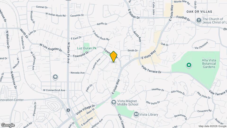 617-617 Truly Terrace Map and Location Details