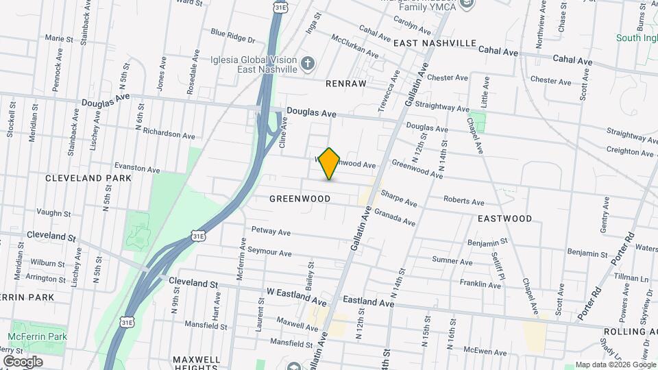 1020 Sharpe Ave Map and Location Details