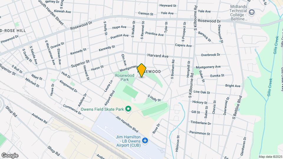 1016 Elm Ave Mapa y Detalles de la Ubicación