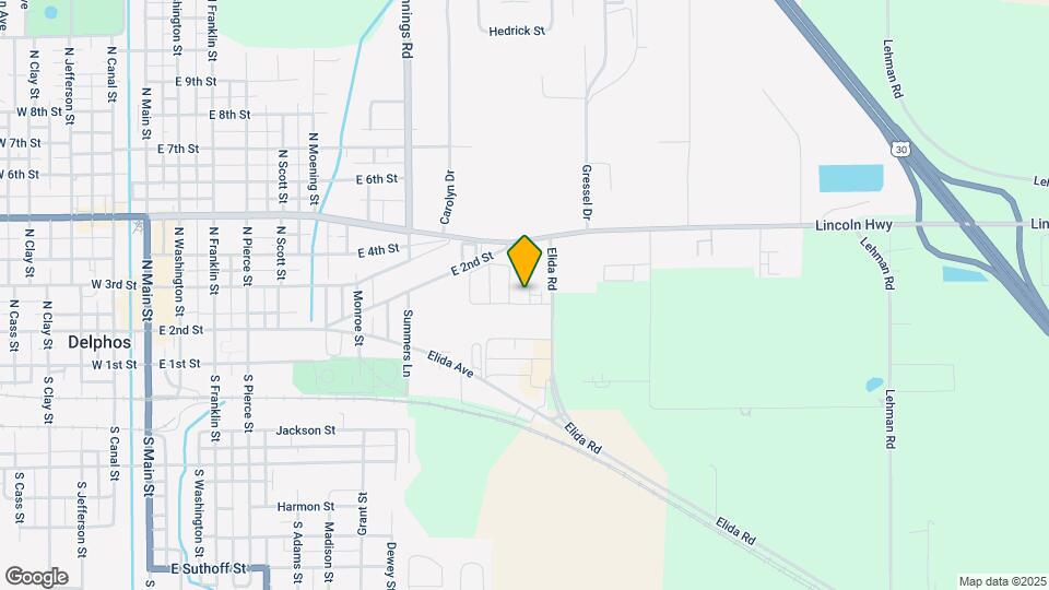Delphos Senior Villas Map and Location Details