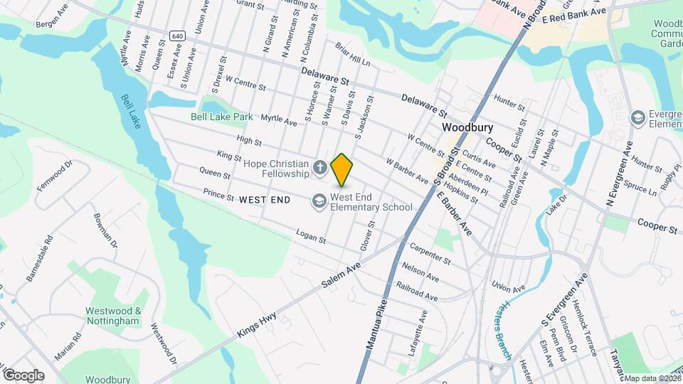 340 S Jackson St, Unit B Map and Location Details