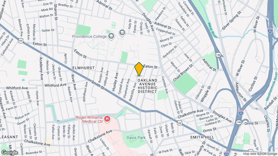 105 Radcliffe Ave Mapa y Detalles de la Ubicación