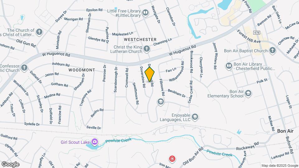2540 Devenwood Rd Map and Location Details