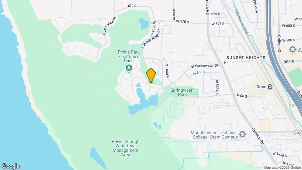 1926 W Golden Pond Way Map and Location Details