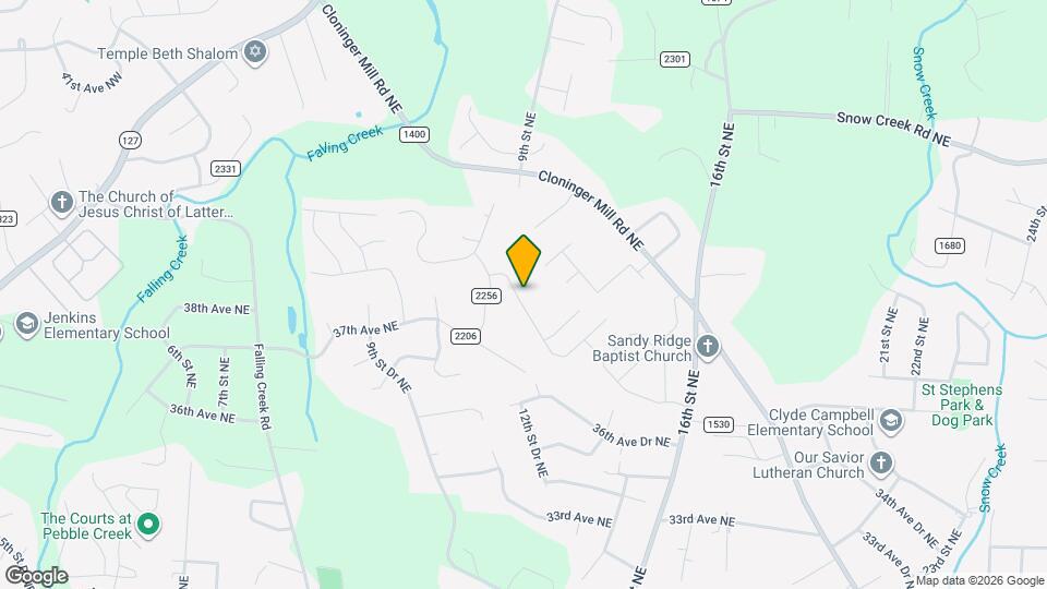 1215 37th Ave Lane NE Map and Location Details