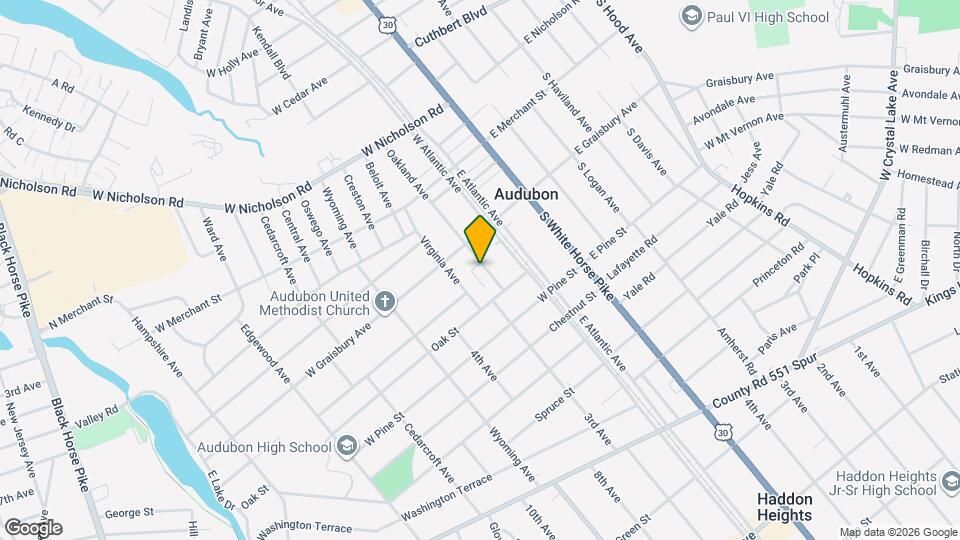 Oak Terrace Apartments and Nearby Audubon Apartments For Rent Audubon, NJ