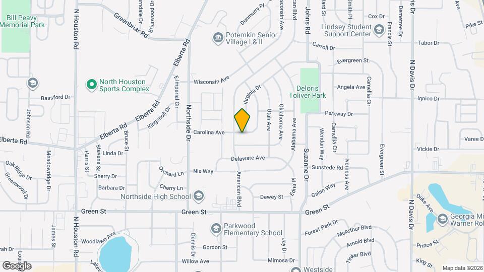 402 Carolina Ave Map and Location Details