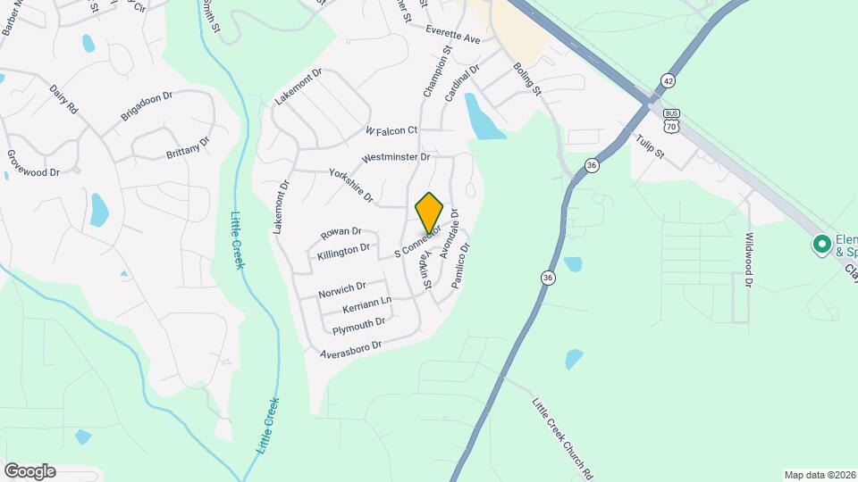 42 Yadkin St Map and Location Details