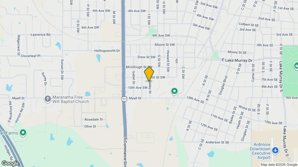 1107 Hailey St Map and Location Details