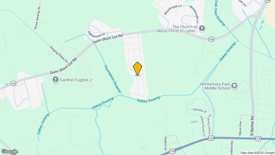 1419 Boker Rd Map and Location Details