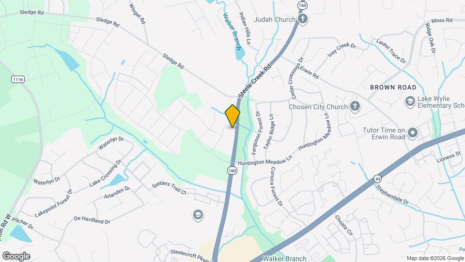 Yardly at Steele Creek Map and Location Details