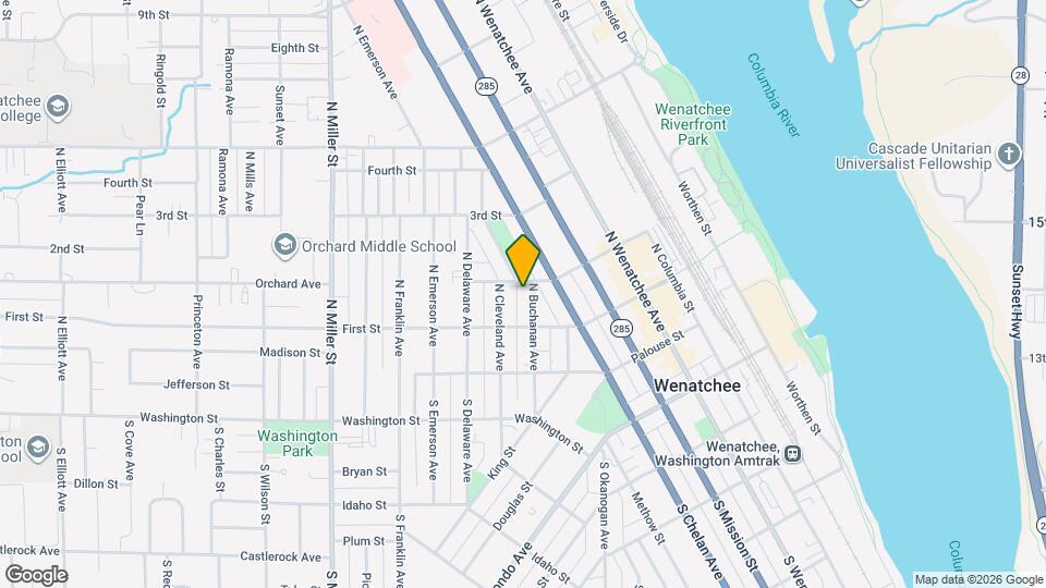 124 N Buchanan Ave Mapa y Detalles de la Ubicación