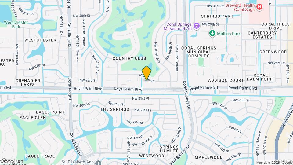 10900 NW 24th St Map and Location Details