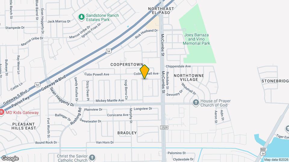 10968 Whitey Ford St Map and Location Details