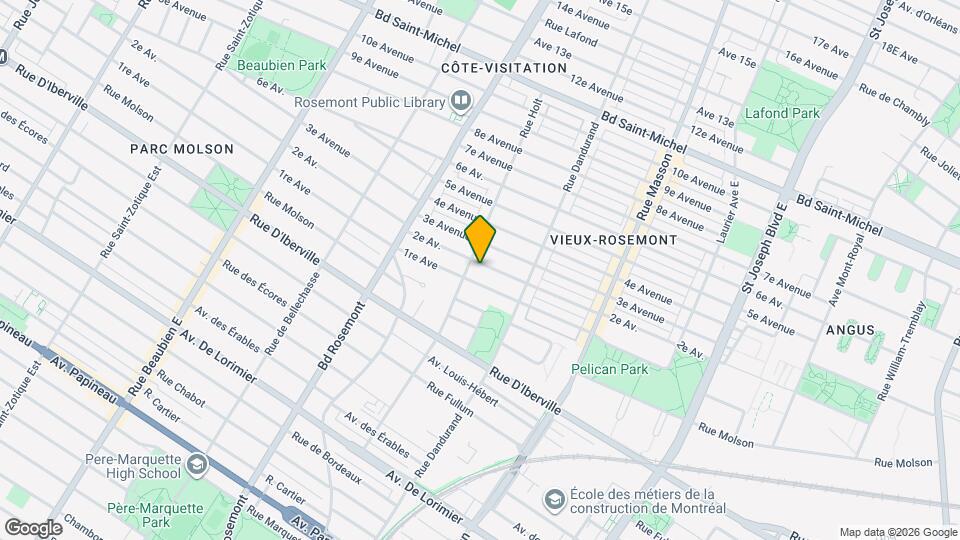 5734 2E Av Map and Location Details