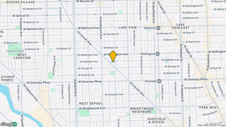 2918 N Lakewood Ave Map and Location Details