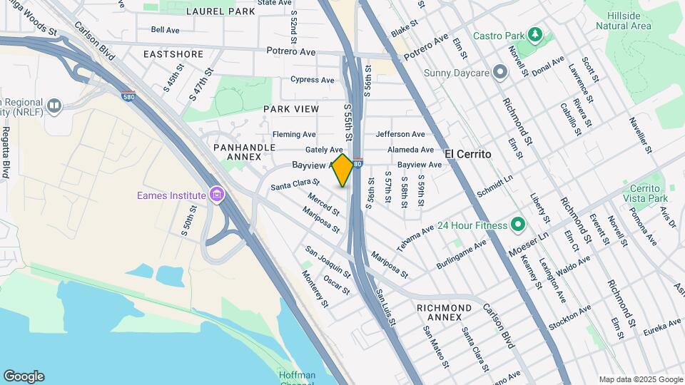 1414 Santa Clara St Mapa y Detalles de la Ubicación