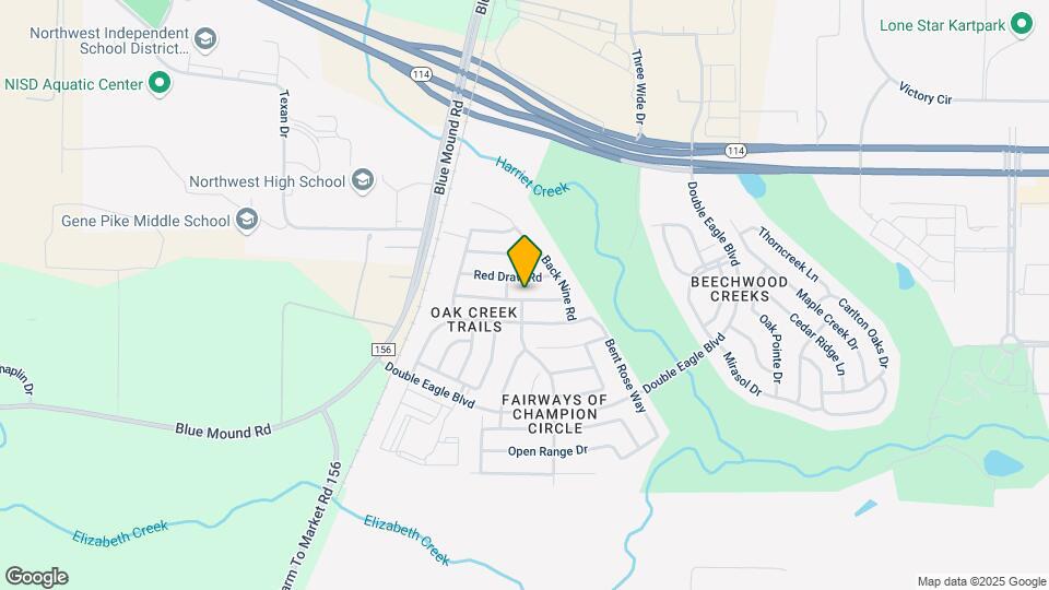2501 Clay Creek Ln Map and Location Details