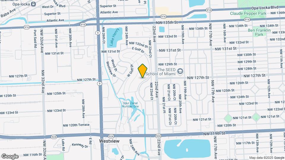 12644 NW 22nd Pl Map and Location Details