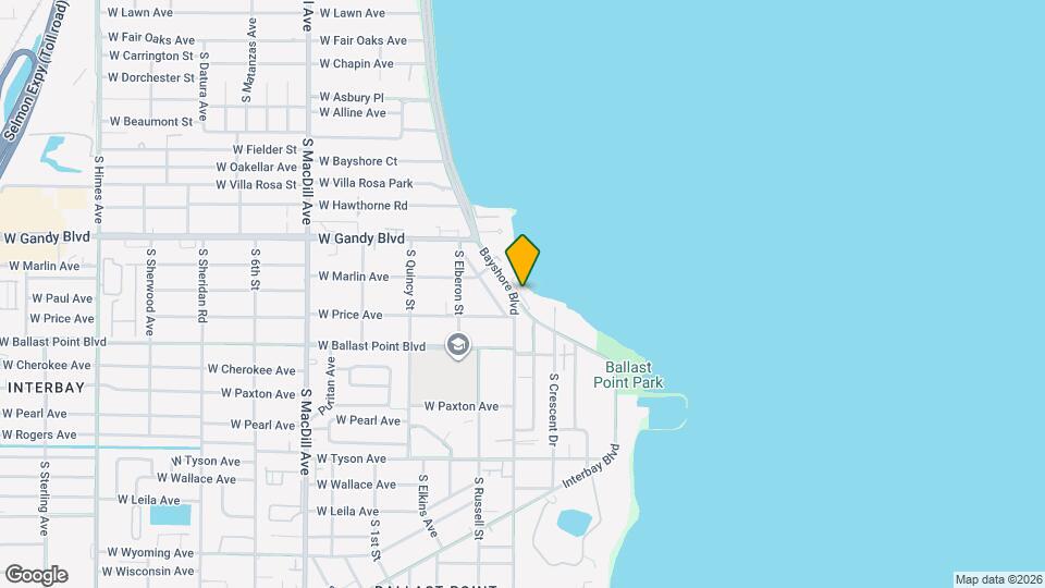 5010 Bayshore Blvd Map and Location Details