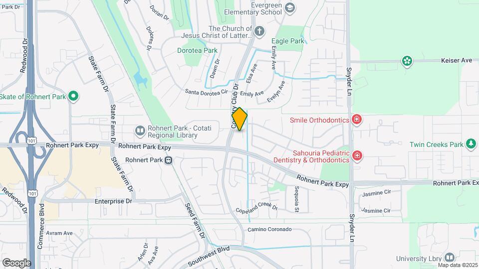 977 Santa Cruz Way Map and Location Details