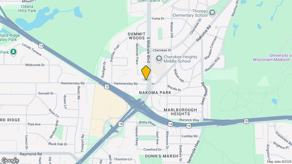 1218 S Midvale Blvd Map and Location Details