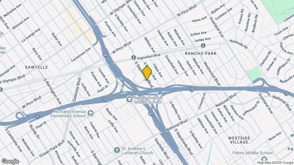 2613 S Sepulveda Blvd Map and Location Details