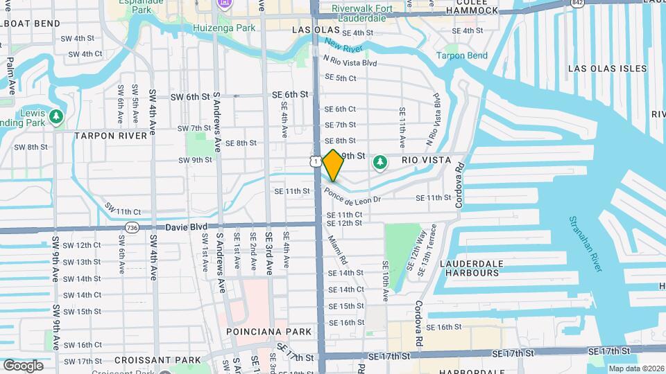 663 Ponce de Leon Dr Mapa y Detalles de la Ubicación
