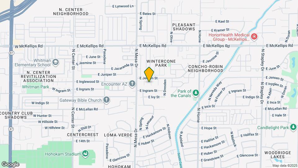 1726 N Summer Cir Map and Location Details