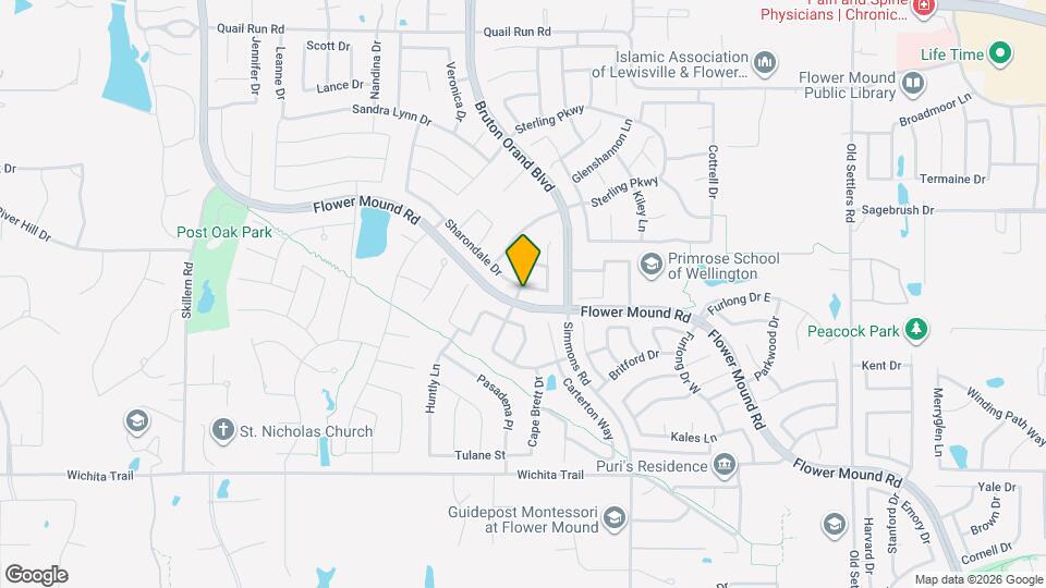 3925 Sharondale Dr Map and Location Details