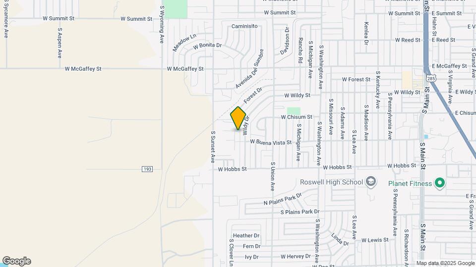 1405 Riley Dr Map and Location Details