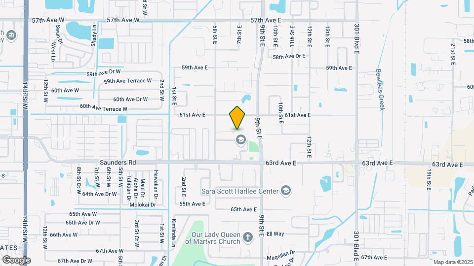 619 61st Avenue Ter E Mapa y Detalles de la Ubicación