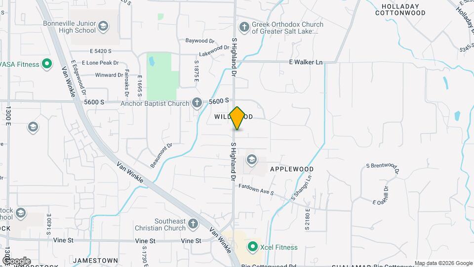 5721 Highland Dr Map and Location Details