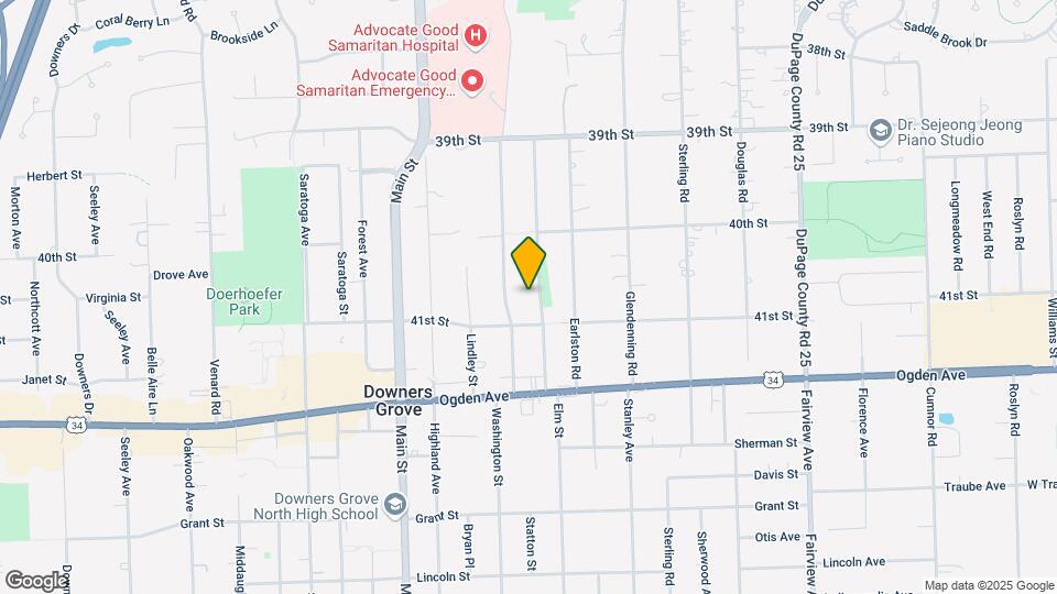4128 Elm St Map and Location Details