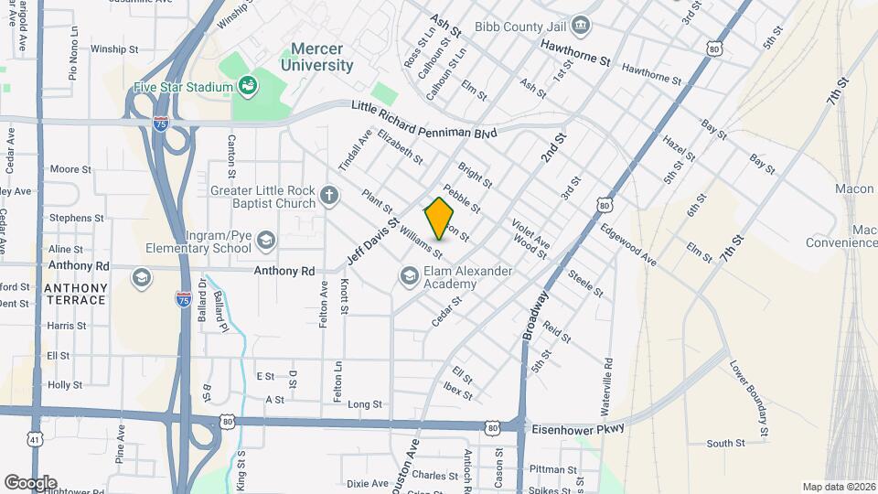 663 Williams St Map and Location Details