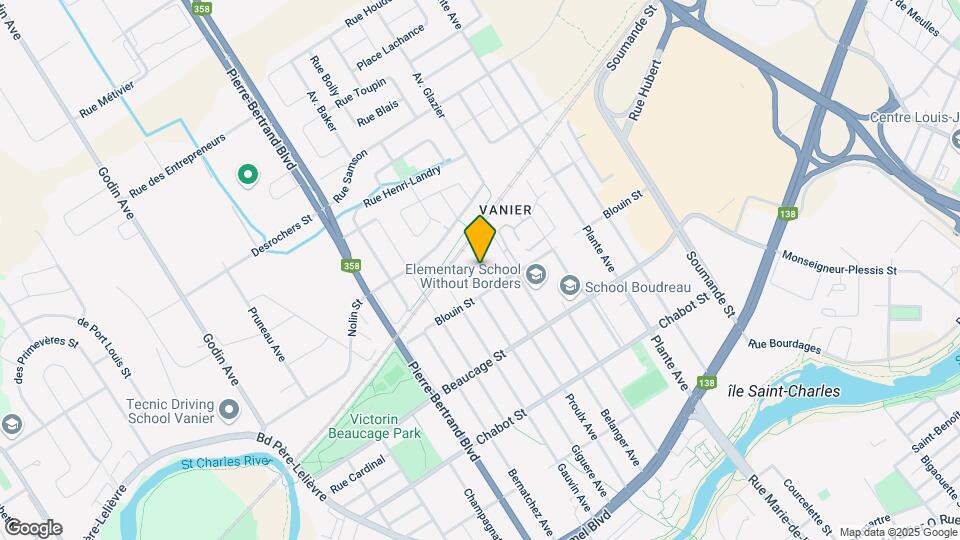 401 Proulx Av Map and Location Details