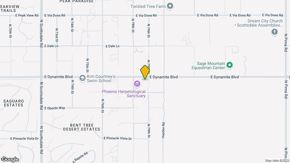 7845 E Dynamite Blvd Map and Location Details