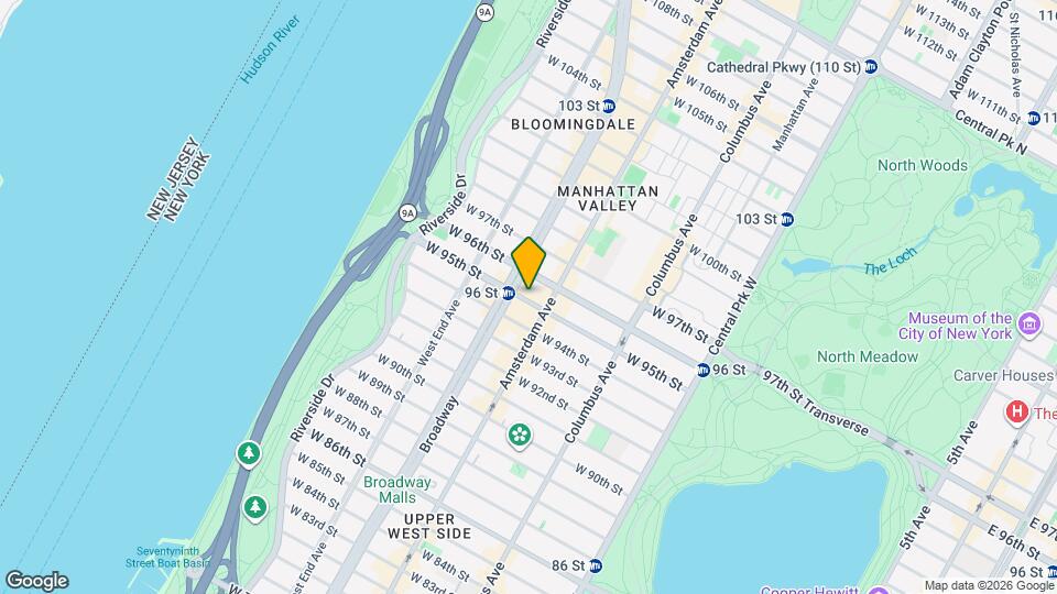 205 W 95th St Map and Location Details