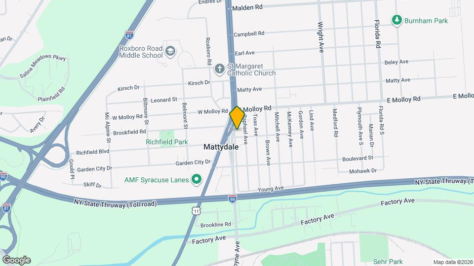 2802 Lemoyne Ave Map and Location Details