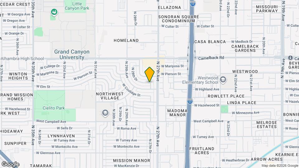 2711 W Elm St Mapa y Detalles de la Ubicación