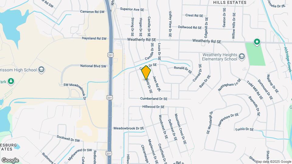 11012 Crestfield Dr SE Map and Location Details