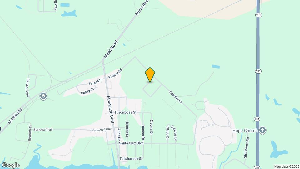 3388 Hudson Bend Map and Location Details