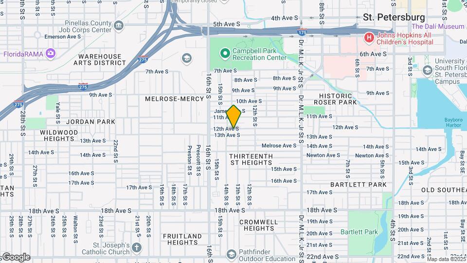 1314 12th Ave S Map and Location Details