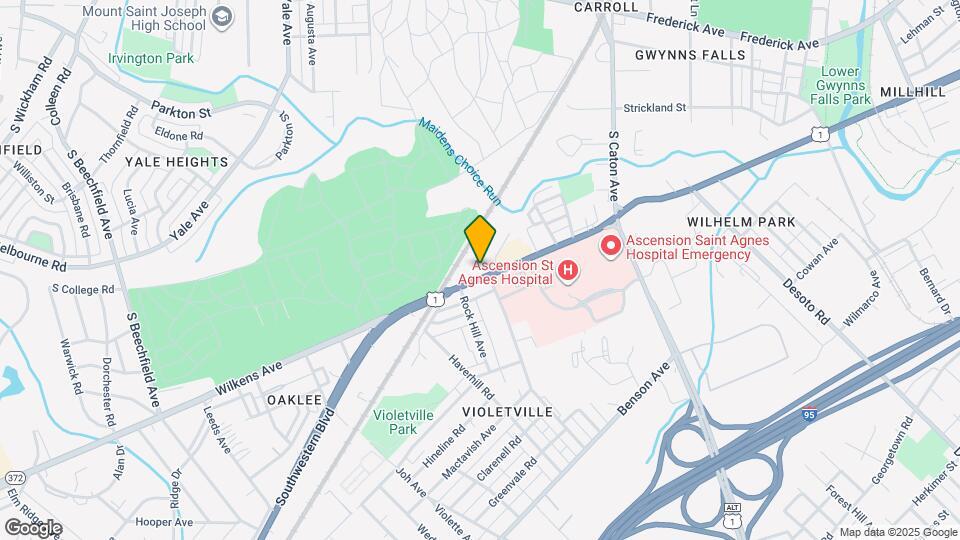 3508 Wilkens Ave Map and Location Details