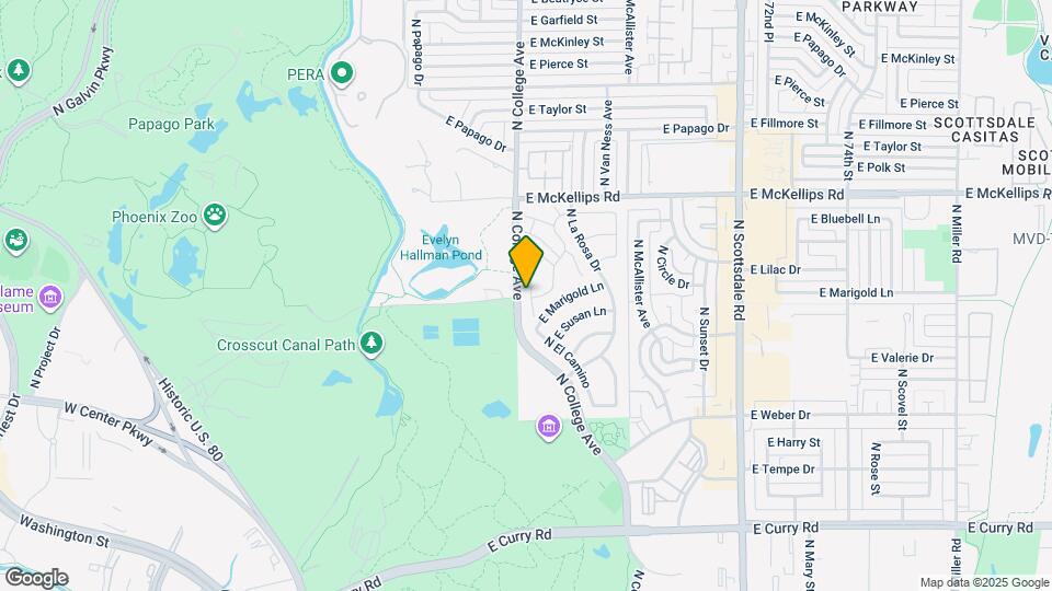 1642 N El Camino Map and Location Details